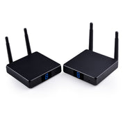 Trasmettitore HDMI wireless Measy FHD686 Full HD 1080P 3D 5-5,8 GHz (trasmettitore + ricevitore) con display, supporta il telecomando a infrarossi e la stessa funzione wireless dello schermo, distanza di trasmissione: 200 m, FHD686 with Display