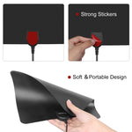 Antenna TV digitale HD interna ultrasottile con amplificatore