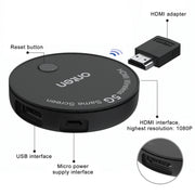Onten 7576 Schermata iniziale wireless 1080P HD a doppia frequenza