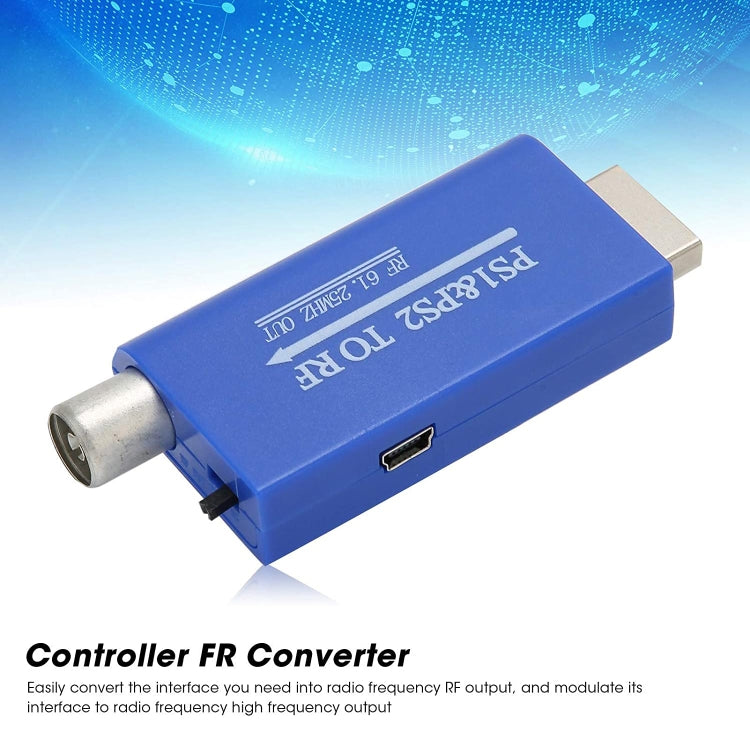 Convertitore frequenza TV 61,25 MHz PS1 PS2 a RF
