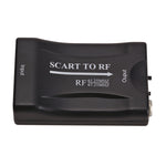 Convertitore video SCART a RF 25-61,25 MHz con cavo 110 cm