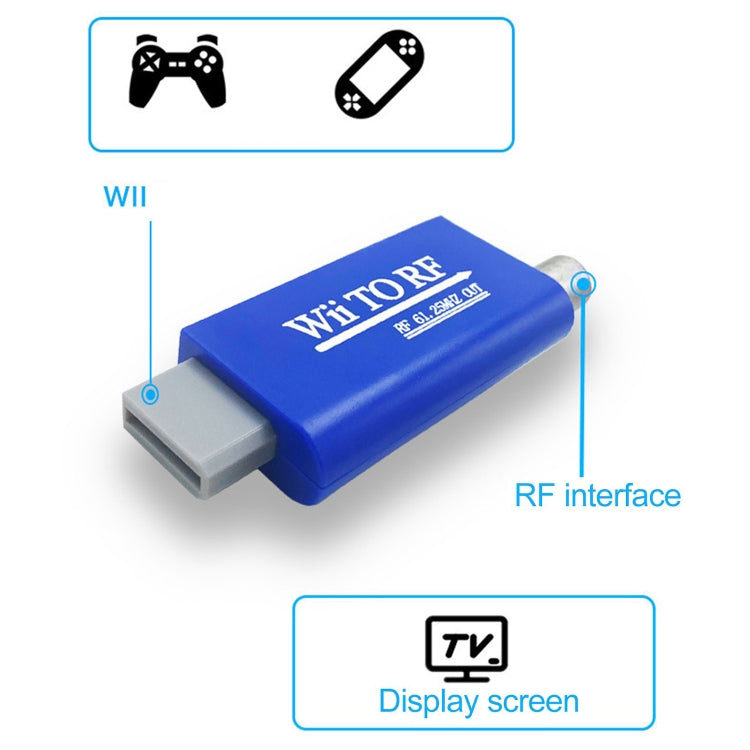 Convertitore di segnale TV da Wii a RF da 61,25 MHz, Wii to RF