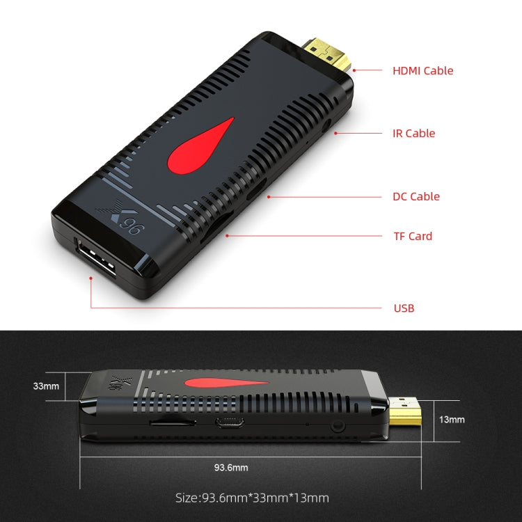 X96 S400 Mini TV Stick Android 10.0 1GB RAM 8GB ROM