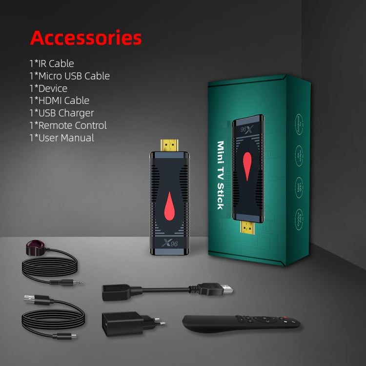 X96 S400 Mini TV Stick Android 10.0 1GB RAM 8GB ROM