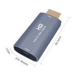Scheda acquisizione video USB-C femmina a HDMI maschio Z50