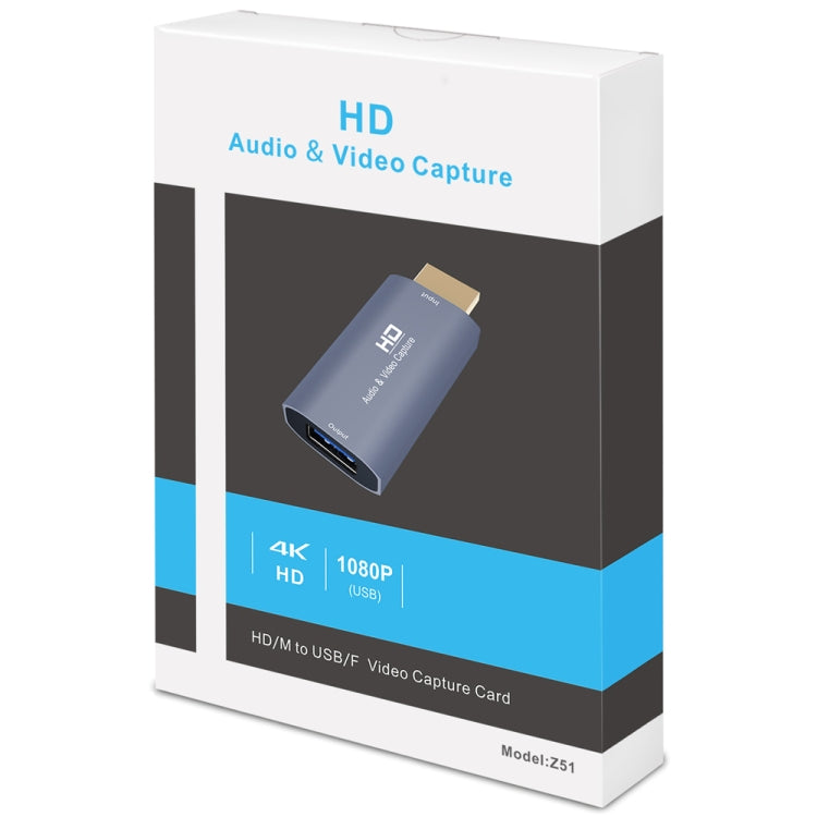 Scheda di acquisizione video Z51 da USB femmina a HDMI maschio, Z51