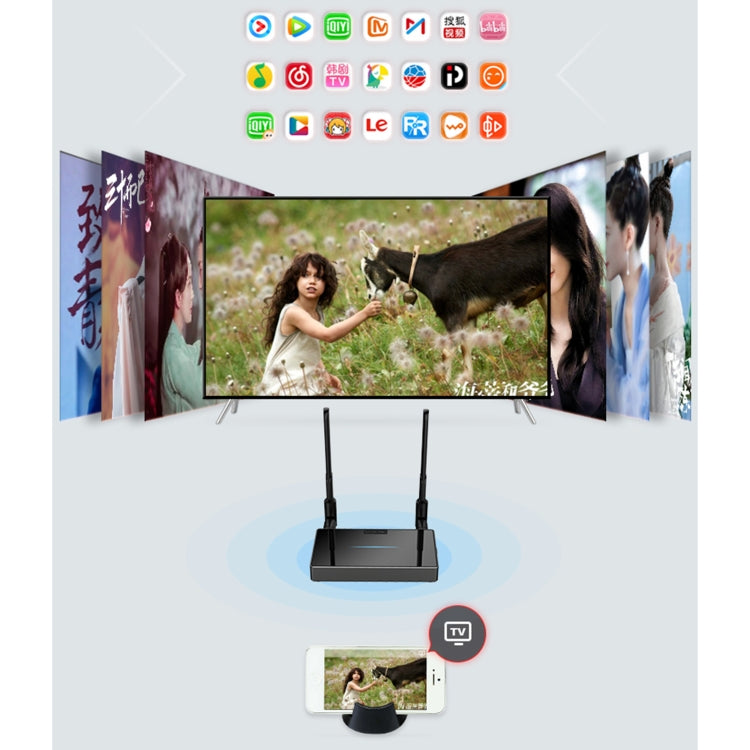 Z2 Wireless HDMI Screen Display Dongle Ricevitore + Kit trasmettitore, Receiver + Transmitter