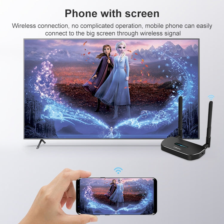 Sistema di assistenza wireless MiraScreen Q5+R1 4K