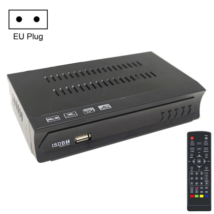 Set top box ricevitore TV satellitare ISDB-T con telecomando, per Sud America, Filippine