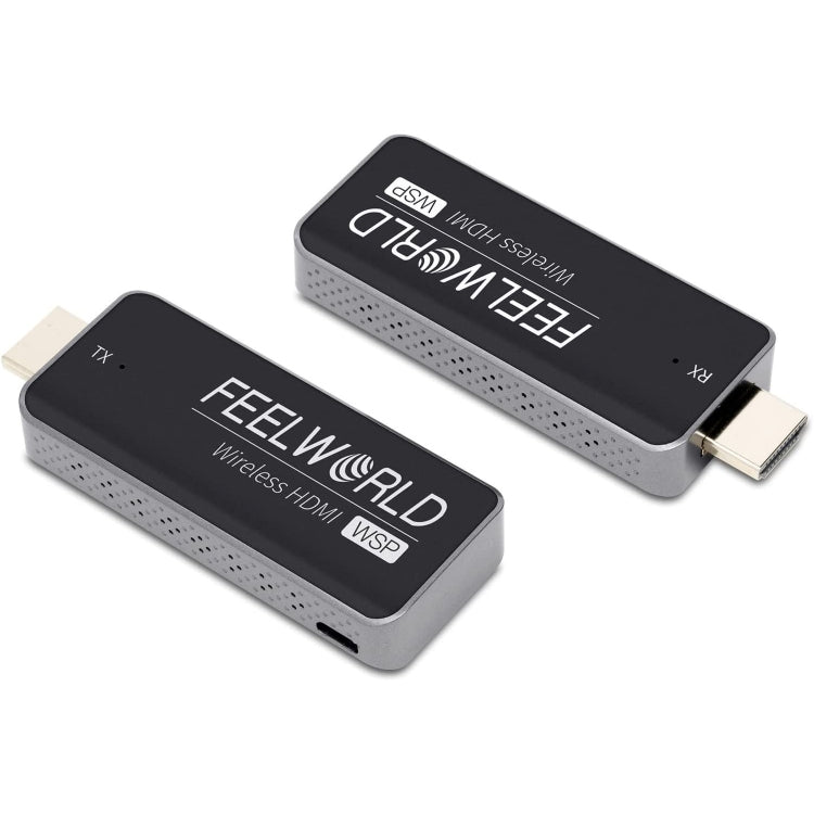 Kit trasmettitore e ricevitore FEELWORLD WSP Wireless HDMI 1080P con portata 164FT, HDMI Transmitter and Receiver