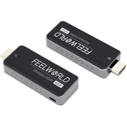 Kit trasmettitore e ricevitore FEELWORLD WSP Wireless HDMI 1080P con portata 164FT, HDMI Transmitter and Receiver