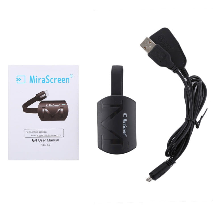 MiraScreen G4 Wireless HDMI Dongle HD 1080P TV Stick WiFi Miracast Media Player, G4