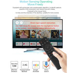 Telecomando G20S 2.4G Air Mouse con input vocale Fidelity e apprendimento IR e giroscopio a 6 assi per PC e TV Box Android, laptop e proiettore, G20S