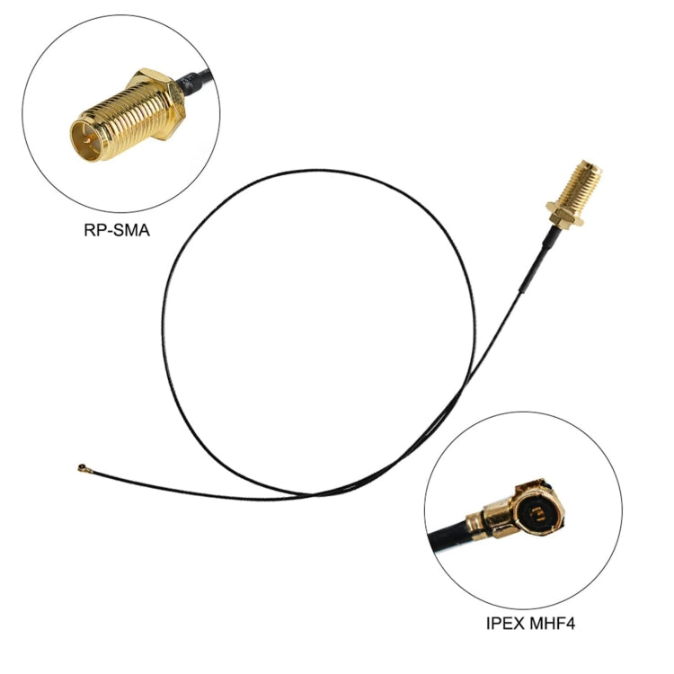 Antenna WiFi 6dBi Dual Band 2.4/5GHz con cavi RP-SMA