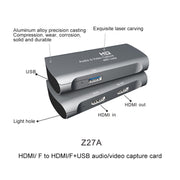 Z27A Scatola di acquisizione audio video USB da HDMI femmina a HDMI femmina, Z27A