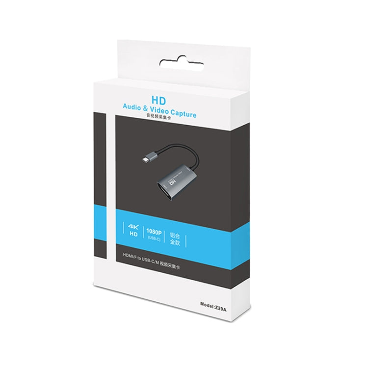 Scatola acquisizione video HDMI femmina a USB-C maschio Z29A
