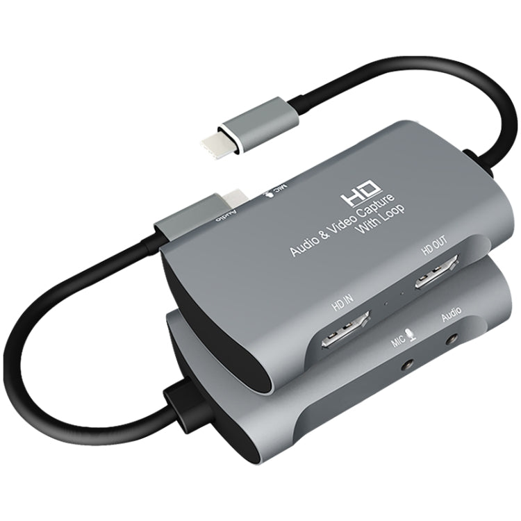 Z30A HDMI femmina + microfono a HDMI femmina + audio + scatola di acquisizione video USB-C/tipo-C, Z30A