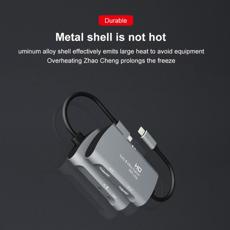 Scheda acquisizione video HDMI USB-C con microfono Z30A