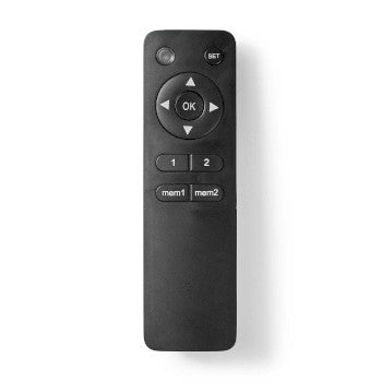 Replacement Remote Control | Suitable for: TVCM5830BK / TVSM5830BK / TVSM5831BK / TVSM5840BK / TVSM5850BK / TVWM5850BK / TVWM5860BK / TVWM5880BK | Fixed | 1 Device | Clear Lay-out | Radio Frequency | Black