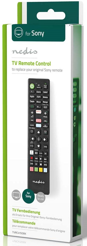 Telecomando sostitutivo per TV Sony preprogrammato TVRC41SOBK 5412810322695 ND6527