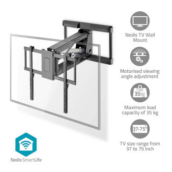 SmartLife Motorised TV Wall Mount | 37 - 75 