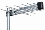 Antenna TV esterna UHF 20 elementi 8 dB con connettore F U-20E