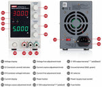 Alimentatore da banco lineare 1 canale 90W 30V 3A UTP3315TFL-II UNI-T 6935750533246 UTP3315TFL-II U1080