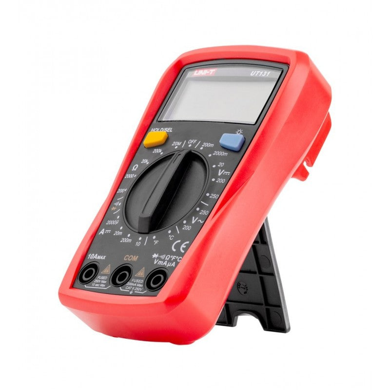 Multimetro digitale con puntali e sonda di temperatura 250V 20MOhm UT131B UNI-T UT131C 6935750513279 U1050