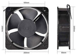 Ventola 220V 20X20X6 cm U107