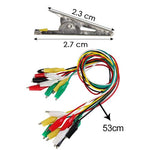 Set cavi morsetto coccodrillo 53 cm 10 pezzi U108
Set cavi morsetto coccodrillo 53 cm 10 pezzi U108
Set cavi morsetto coccodrillo 53 cm 10 pezzi U108