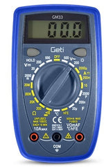 Multimetro digitale con puntali GM33B Geti GM33B 8595563729663 U1095