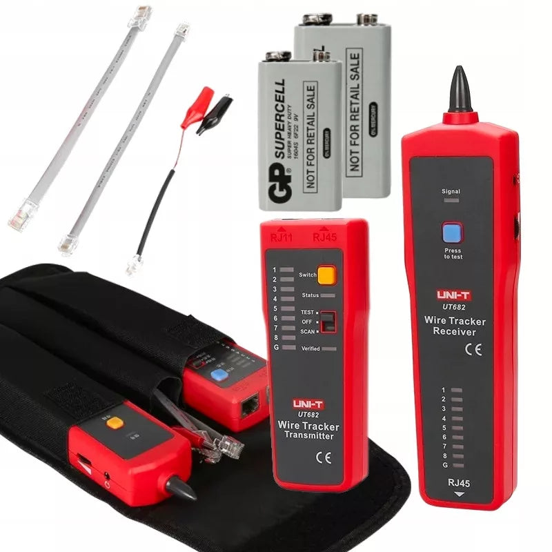 Tracciacavi professionale LAN, telefono ed elettrico UNI-T UT682 U673
