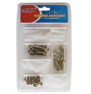 Assortimento tasselli e viti 6mm