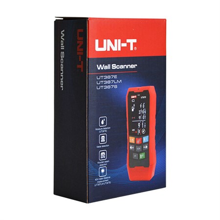 Scanner per pareti rilevamento metalli cavi elettrici e legno UT387E UNI-T 6935750538777 UT387E U840Scanner per pareti rilevamento metalli cavi elettrici e legno UT387E UNI-T 6935750538777 UT387E U840