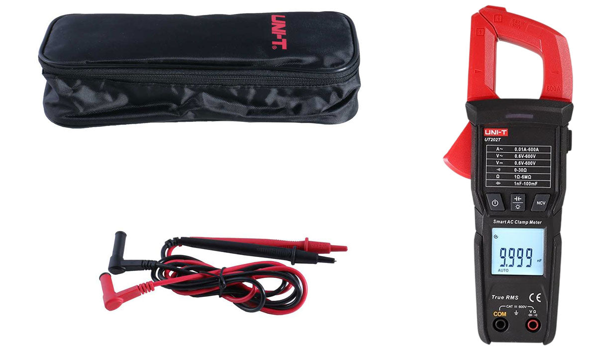 Pinza amperometrica 600V AC/DC 600A AC UT202T UNI-T