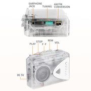 Lettore di cassette portatile, lettore di cassette, ricevitore radio AM/FM, AM / FM Radio Reciver