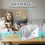 Lettore cassette portatile con radio AM/FM