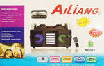 Cassa acustica 5.25" + 2x4" Luci LED Bluetooth/SD/USB/Radio UF-1506B-D