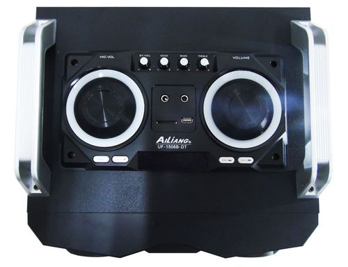 Cassa acustica 5.25" + 2x4" Luci LED Bluetooth/SD/USB/Radio UF-1506B-D
