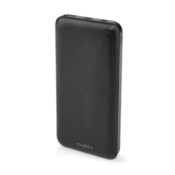 Powerbank | 10000 mAh | 1.5 / 2.0 / 3.0 A | Number of outputs: 2 | Output connection: 1x USB-A / 1x USB-C™ | Input connection: 1x Micro USB / 1x USB-C™ | PD2.0 18W | Lithium-Polymer