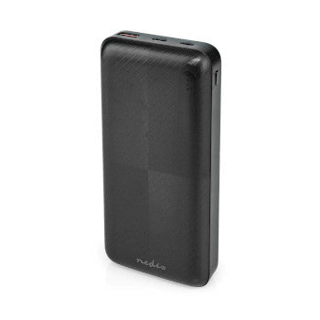 Powerbank | 20000mAh | 1.5 / 2.0 / 3.0 A | Number of outputs: 2 | Output connection: 1x USB-A / 1x USB-C™ | Input connection: 1x Micro USB / 1x USB-C™ | PD2.0 18W | Lithium-Polymer