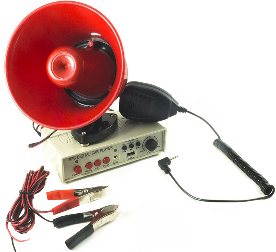 Megafono da auto con amplificatore 40W