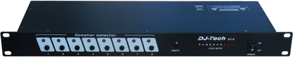 Commutatore casse acustiche DJ Tech SS-8 + Telecomando