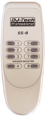 Commutatore casse acustiche DJ Tech SS-8 + telecomando V4074Commutatore casse acustiche DJ Tech SS-8 + telecomando V4074