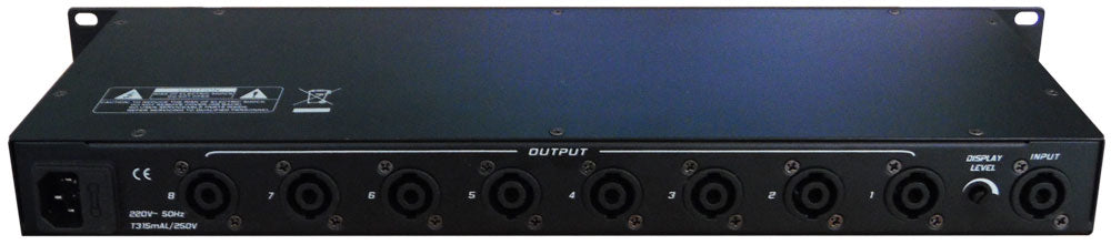 Commutatore casse acustiche DJ Tech SS-8 + telecomando V4074Commutatore casse acustiche DJ Tech SS-8 + telecomando V4074