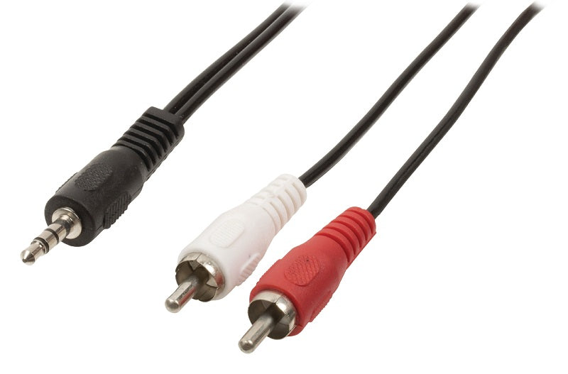 Cavo Stereo Audio Maschio da 3.5 mm - 2x RCA Maschio 10m Nero 5412810192397 541281019239 VLAB22200B100 ND9010