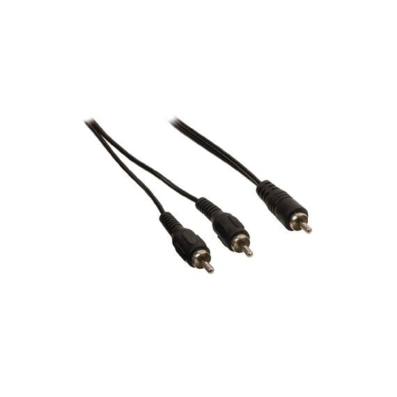 Cavo Audio RCA Maschio - 2x RCA Maschio 5.00 m Nero