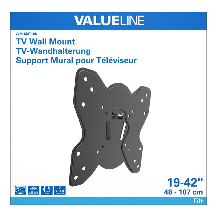 Supporto da Parete Inclinabile 19 - 42 " 30 kg 5412810247899