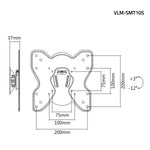 Supporto da Parete Inclinabile 19 - 42 " 30 kg 5412810247899