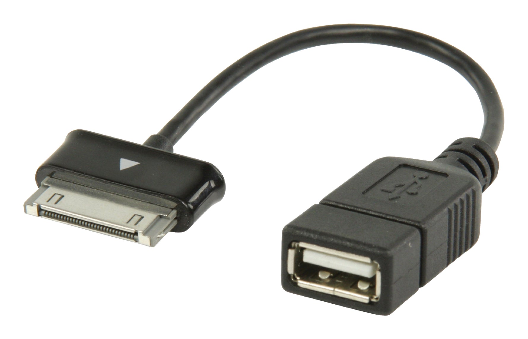 Sincronizzazione e Ricarica Samsung 30-Pin Maschio - USB A Femmina 0.20 m Nero 5412810198528 541281019852  VLMB39205B02 ND2825